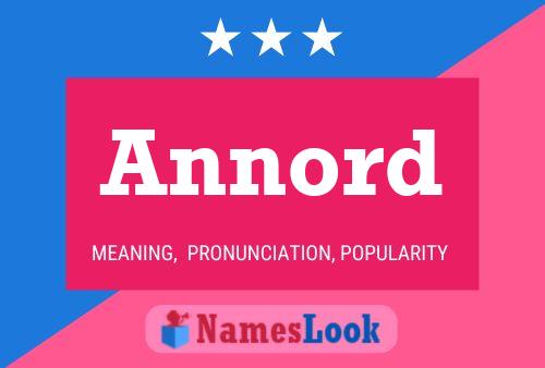 Annord Name Poster