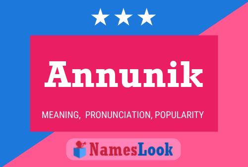 Annunik Name Poster