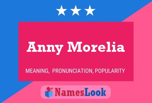 Anny Morelia Name Poster