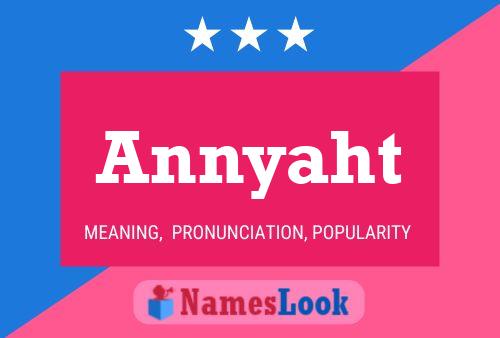 Annyaht Name Poster