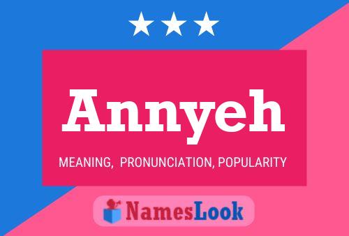 Annyeh Name Poster