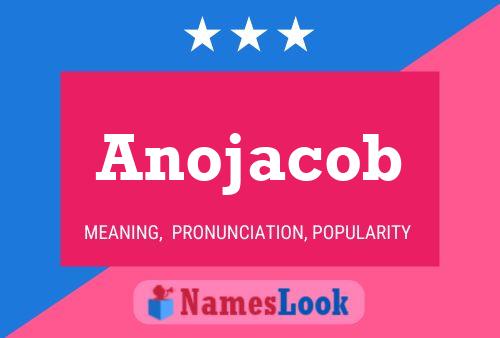 Anojacob Name Poster