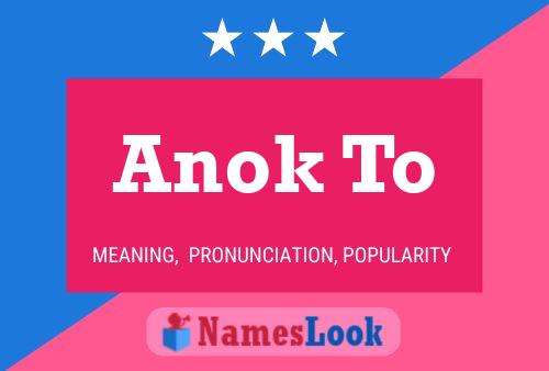 Anok To Name Poster