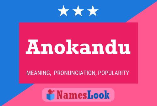 Anokandu Name Poster