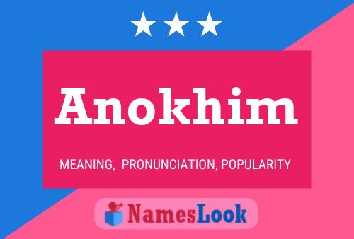 Anokhim Name Poster