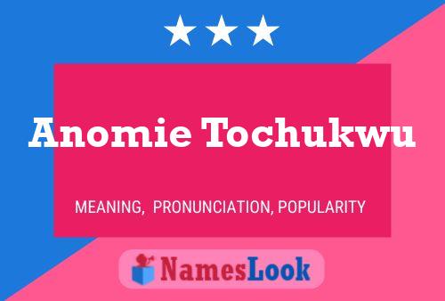 Anomie Tochukwu Name Poster