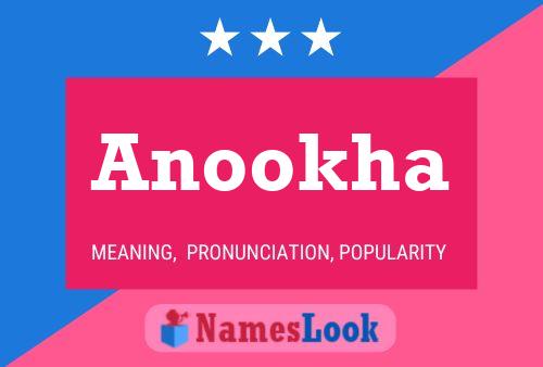 Anookha Name Poster