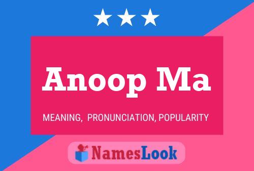 Anoop Ma Name Poster