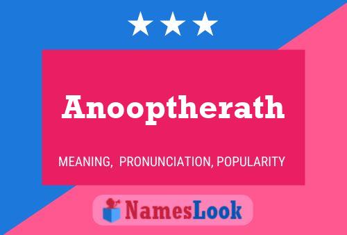 Anooptherath Name Poster