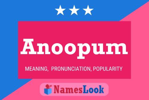 Anoopum Name Poster