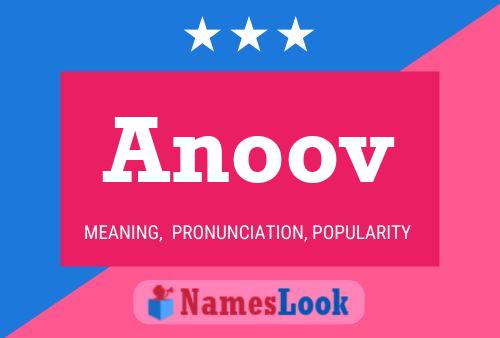 Anoov Name Poster