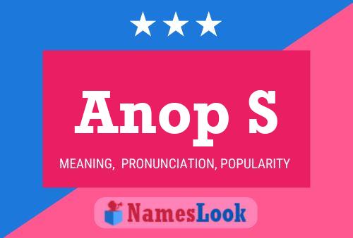 Anop S Name Poster