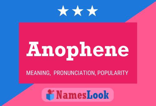 Anophene Name Poster