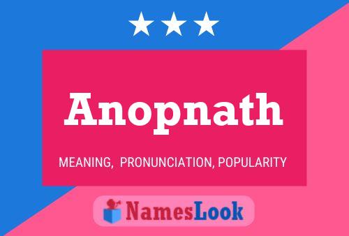 Anopnath Name Poster