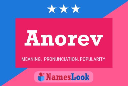 Anorev Name Poster