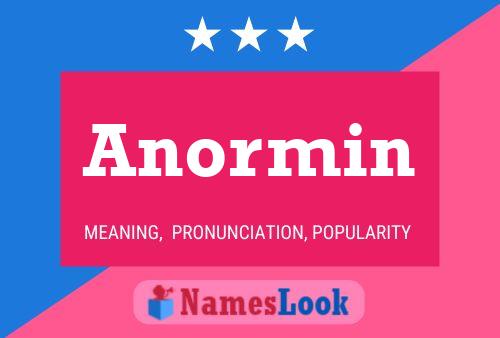 Anormin Name Poster