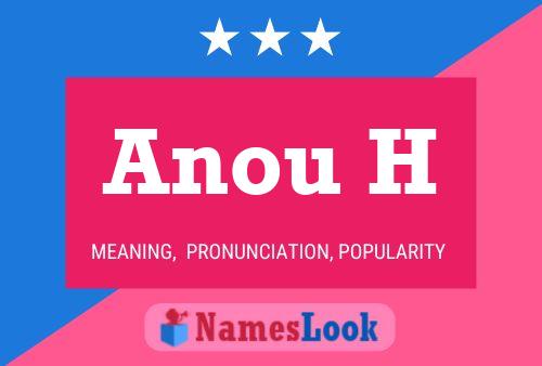 Anou H Name Poster