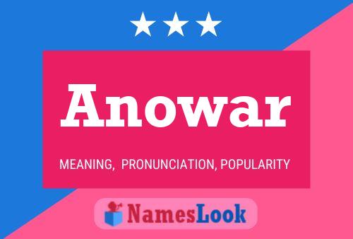 Anowar Name Poster