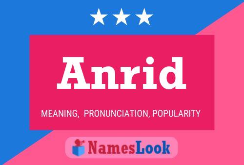 Anrid Name Poster