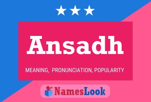 Ansadh Name Poster