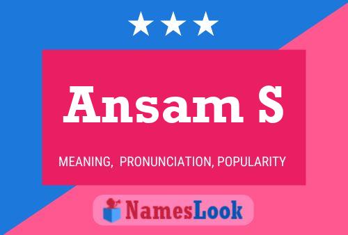 Ansam S Name Poster