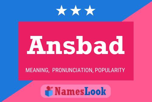 Ansbad Name Poster