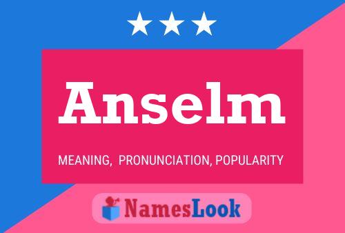 Anselm Name Poster