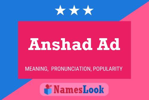 Anshad Ad Name Poster