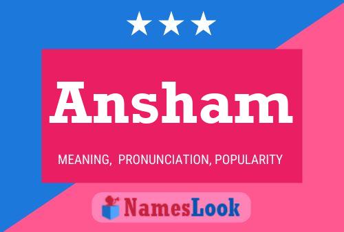 Ansham Name Poster