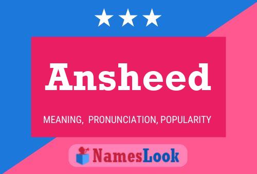 Ansheed Name Poster