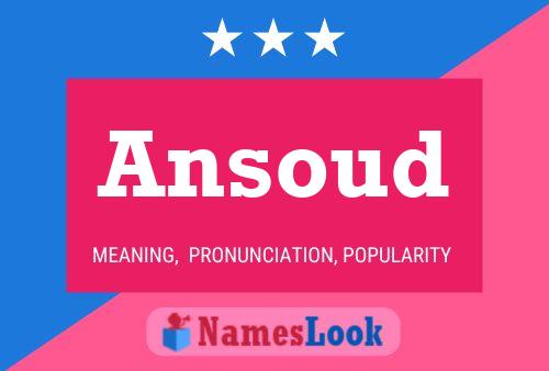 Ansoud Name Poster