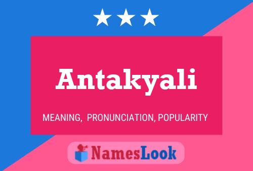 Antakyali Name Poster