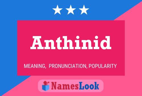 Anthinid Name Poster