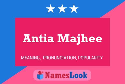 Antia Majhee Name Poster