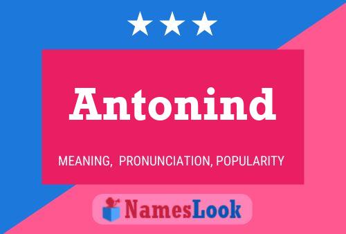 Antonind Name Poster