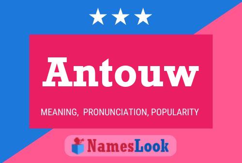 Antouw Name Poster