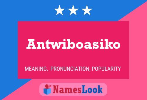 Antwiboasiko Name Poster