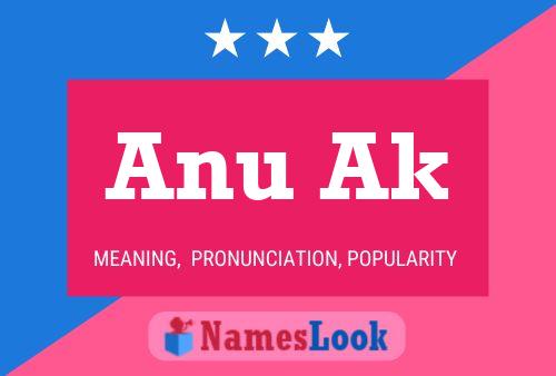 Anu Ak Name Poster