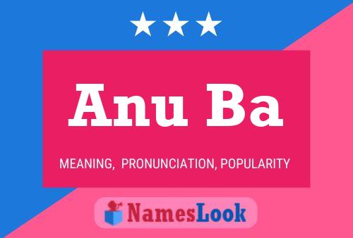 Anu Ba Name Poster