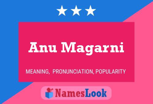 Anu Magarni Name Poster