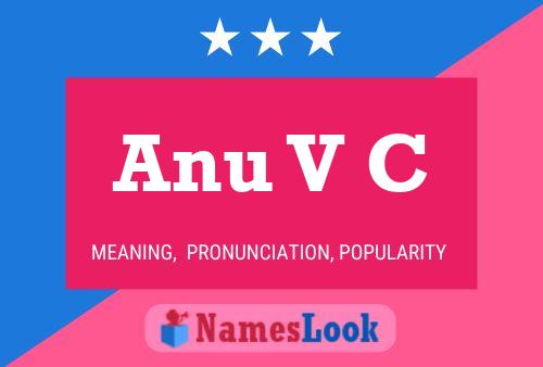 Anu V C Name Poster