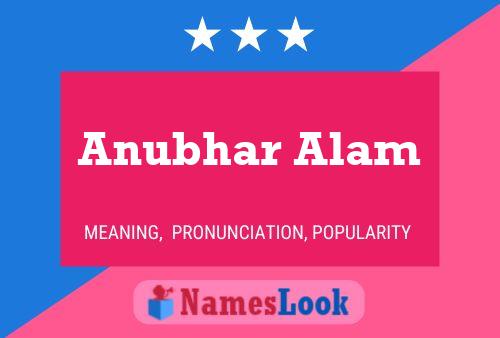 Anubhar Alam Name Poster