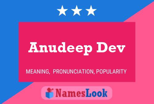 Anudeep Dev Name Poster