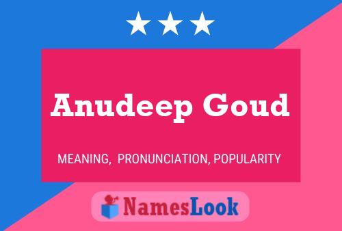 Anudeep Goud Name Poster