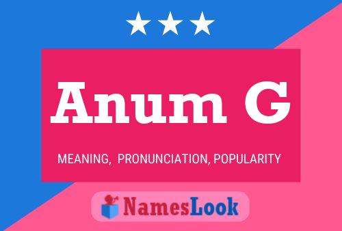 Anum G Name Poster