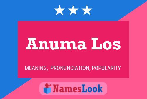 Anuma Los Name Poster