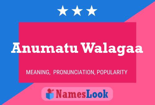 Anumatu Walagaa Name Poster