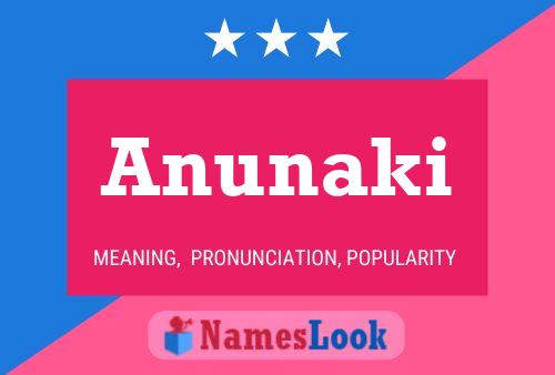 Anunaki Name Poster