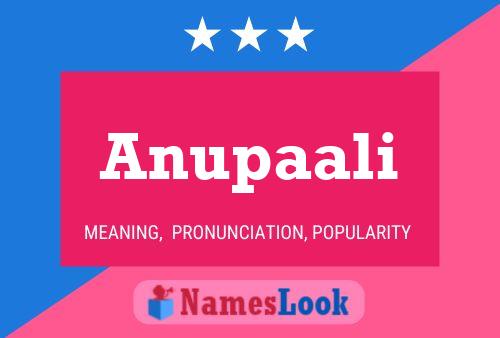 Anupaali Name Poster