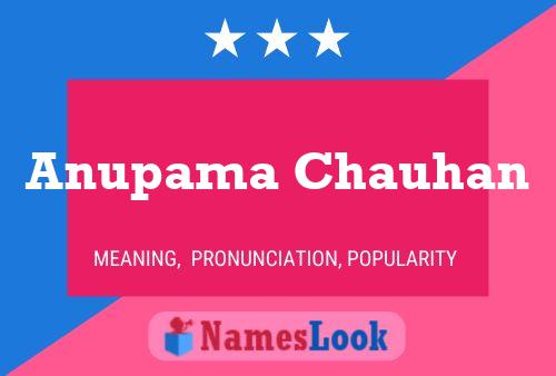 Anupama Chauhan Name Poster